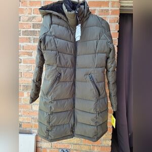 Andrew Marc Olive Puffer Coat